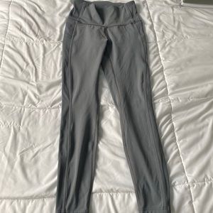 Lululemon Leggings Size 6 Gray Side Pockets Gym
